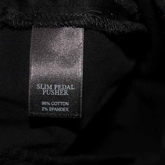 White House Black Market Pedal Pushers Size 8 Black - Picture 6 of 9